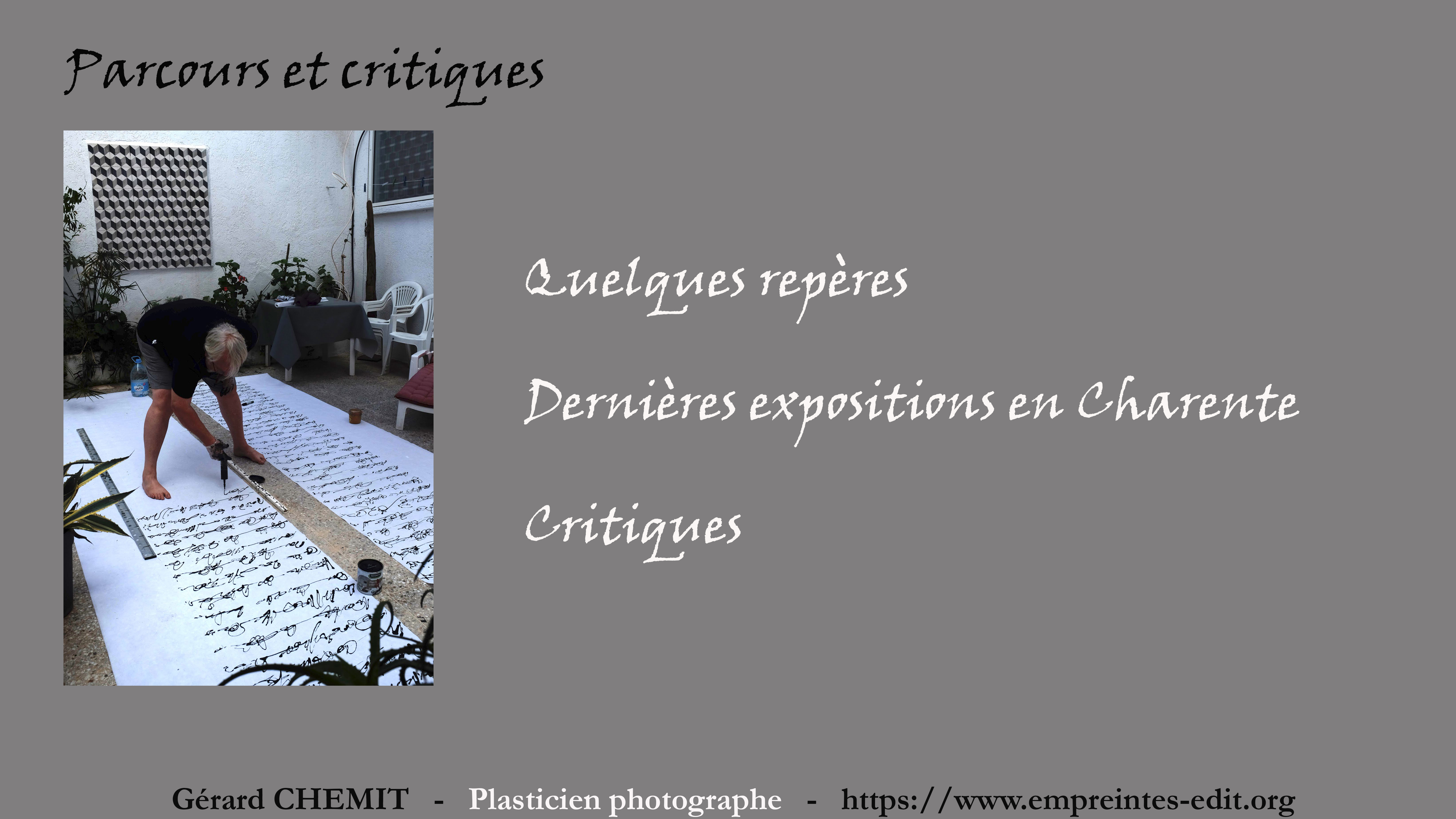 Parcours et critiques